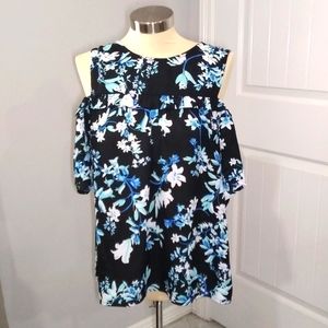 Lily white women's floral shirt